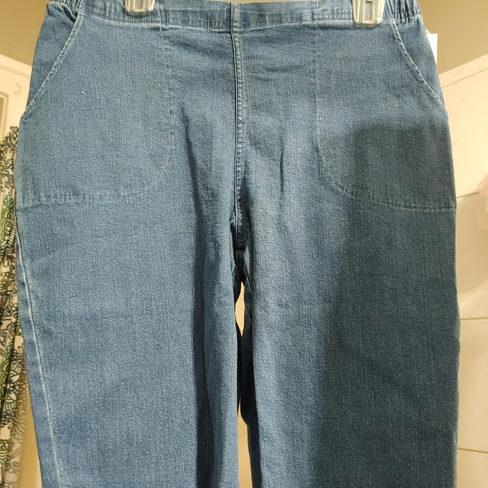 Denim Pedal Pushers